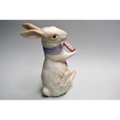CYBIS PORCELAIN RABBIT WITH HA
