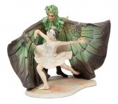 CYBIS PORCELAIN "SWAN LAKE'S O