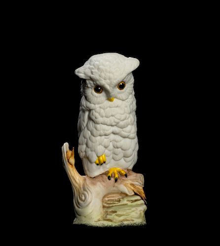 CYBIS SNOWY OWLOwl Perched On A