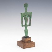 CYCLADIC FIGURE OF A WOMAN 9 ½