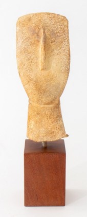 CYCLADIC MANNER HEAD ON WOODEN