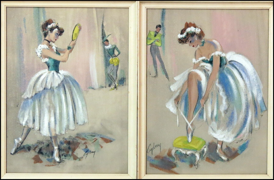 CYDNEY GROSSMAN (B.1909) TWO WORKS:
