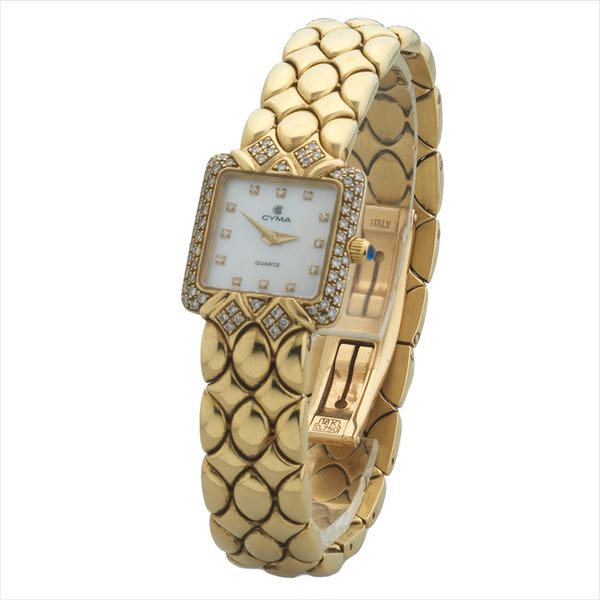 CYMA 18K ITALIAN GOLD AND DIAMOND