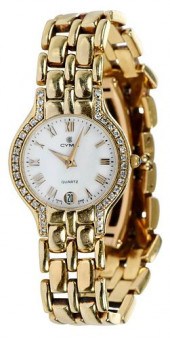 CYMA 18KT. DIAMOND WATCH24mm c