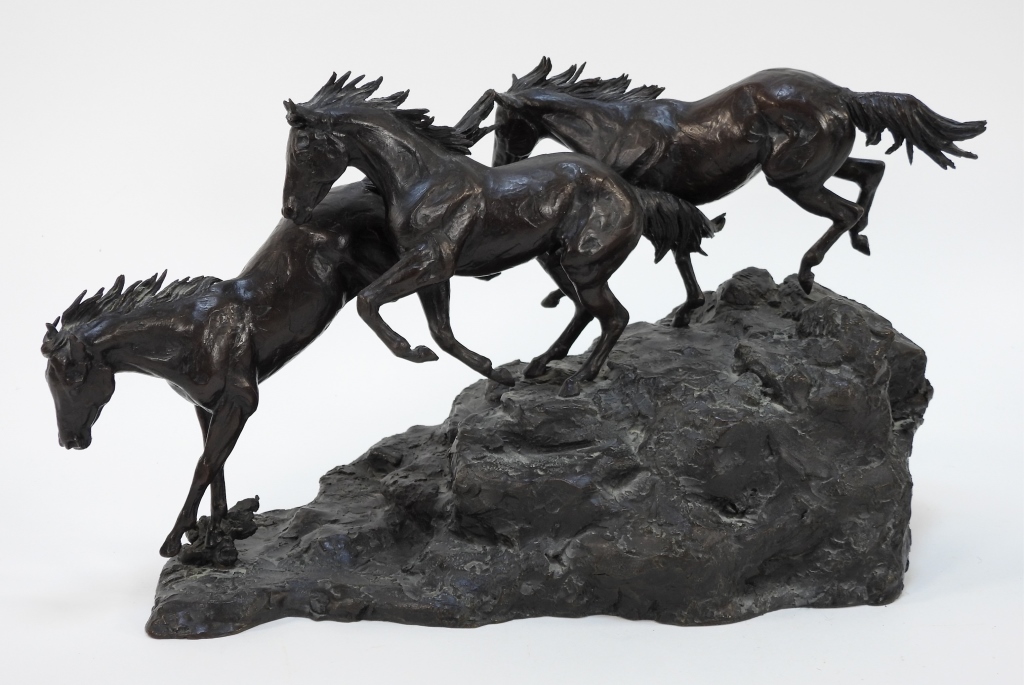 CYNTHIA RIGDEN RUNNING HORSES