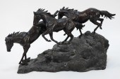 CYNTHIA RIGDEN RUNNING HORSES