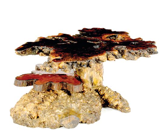 Cypress stump coffeetable