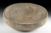 CYPRIOT BRONZE AGE BASALT PLAT