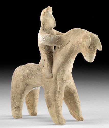 CYPRO-ARCHAIC POTTERY HORSE &