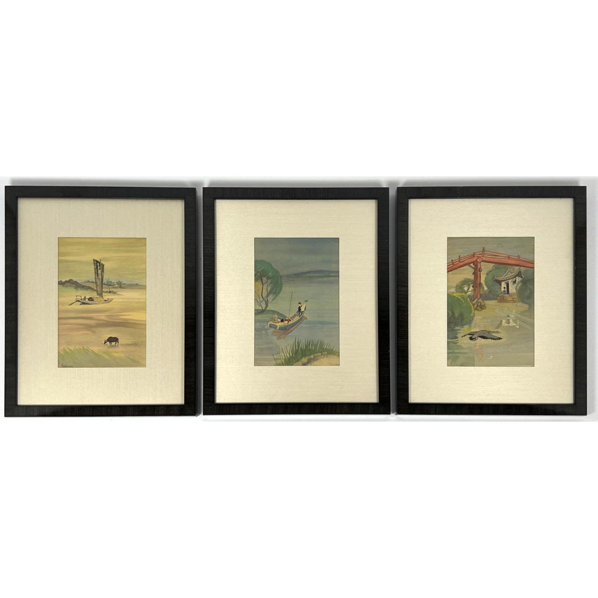 Cyrus Baldridge 1939 framed Asian