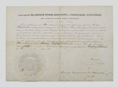 Czar Nicholas II signed docume