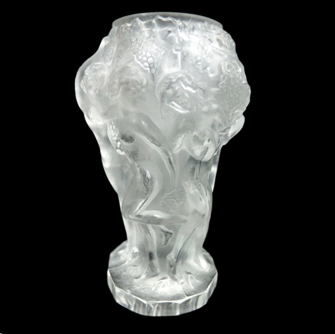 CZECH ART DECO GLASS VASECzech