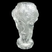 CZECH ART DECO GLASS VASECzech