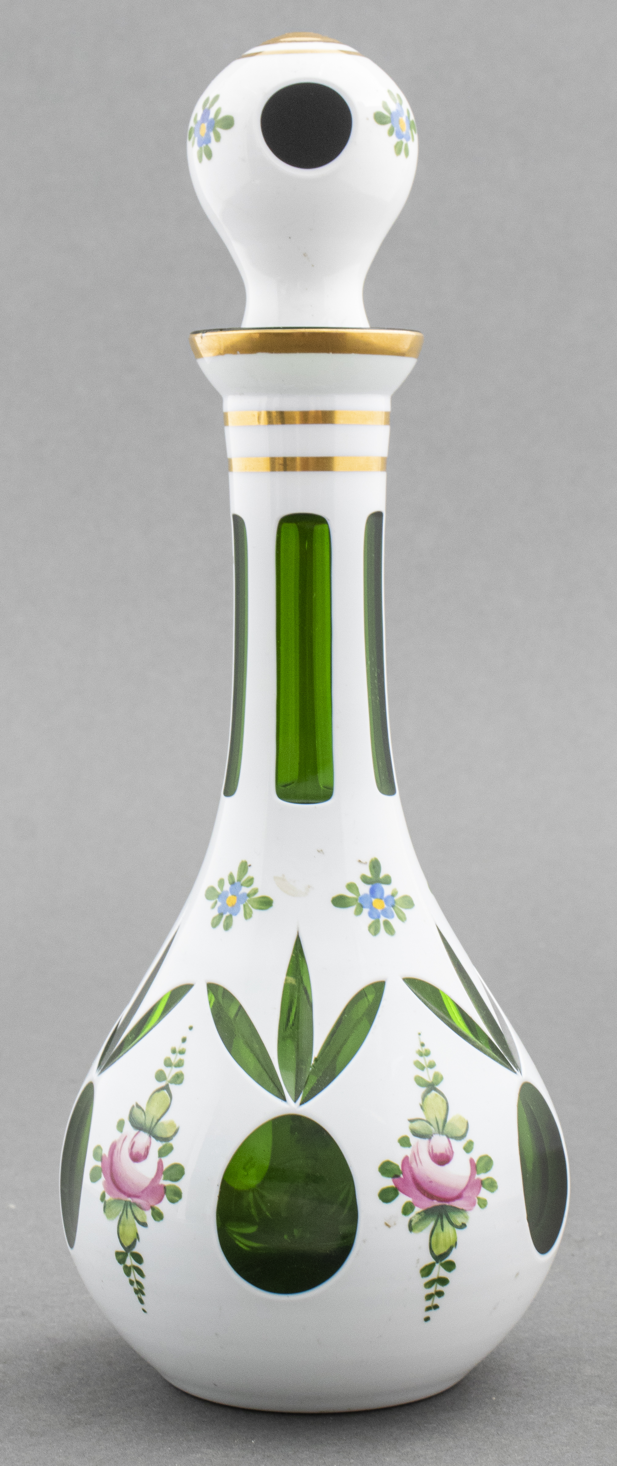 CZECH BOHEMIAN GLASS DECANTER