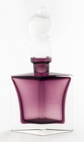 CZECH CRYSTAL PERFUME BOTTLE W