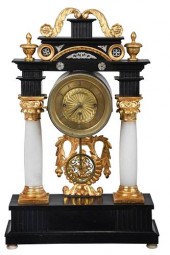 CZECH GILTWOOD AND MARBLE PORT