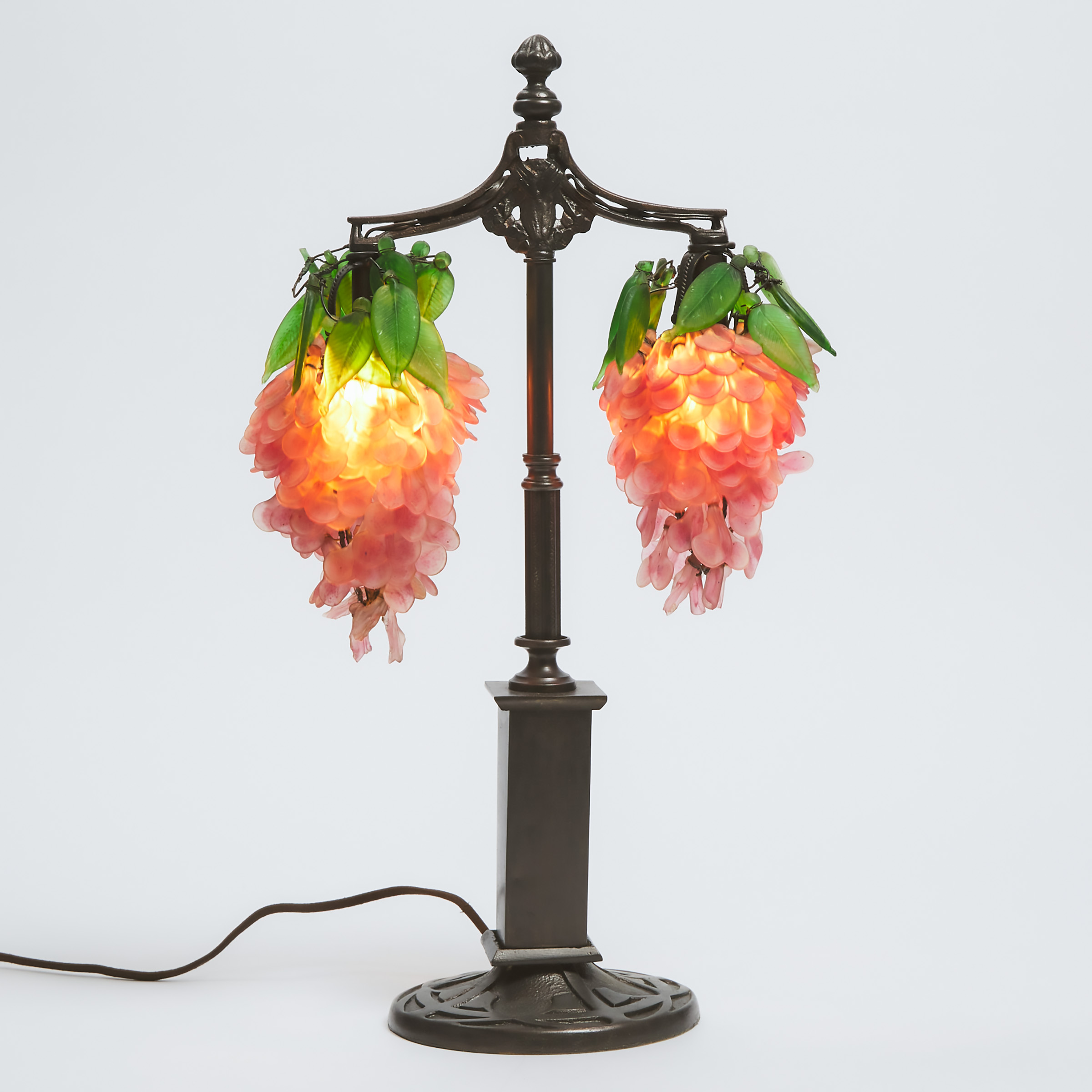 Czech Glass Wisteria Form Table
