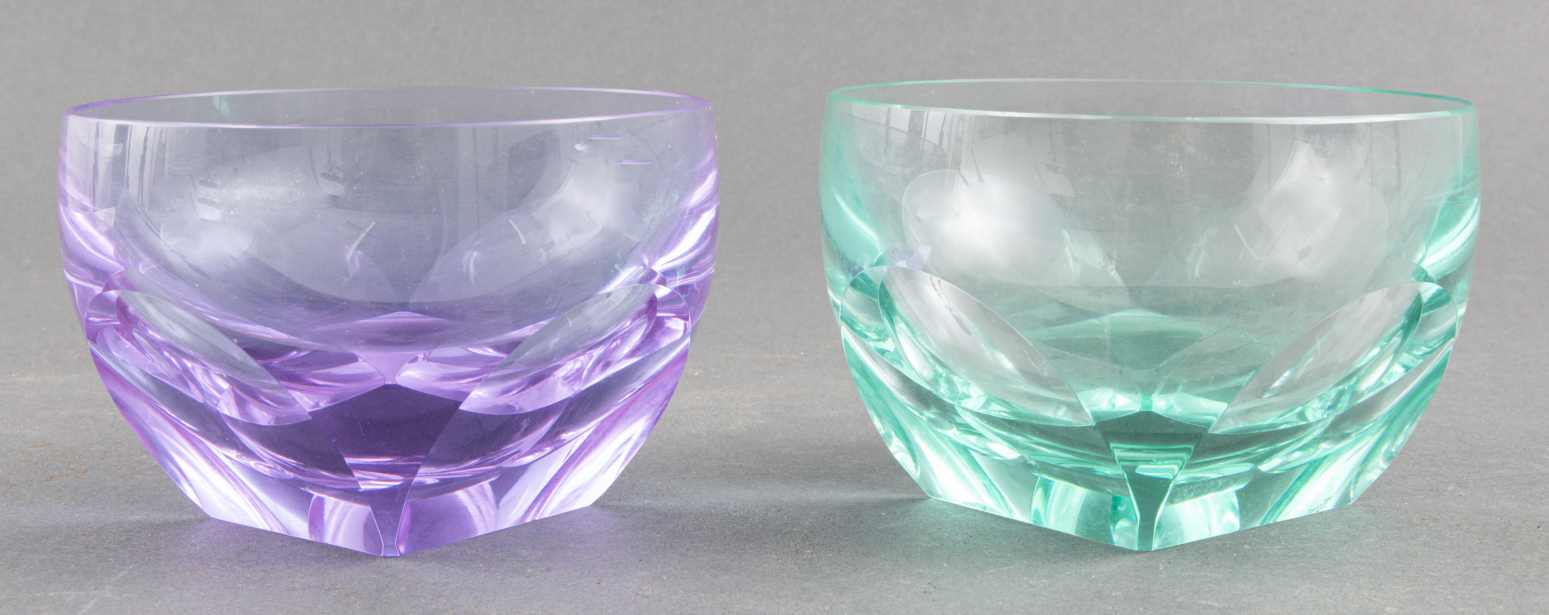 CZECH MOSER PURPLE AND TEAL ART