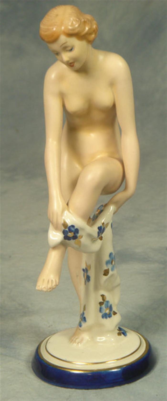 Czecheslovakian porcelain figure of