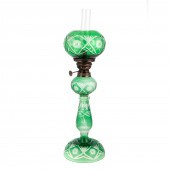 CZECHO-BOHEMIAN EMERALD GLASS