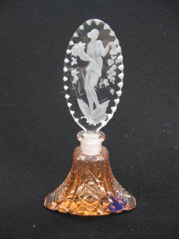 Czechoslovakia Art Glass Perfume