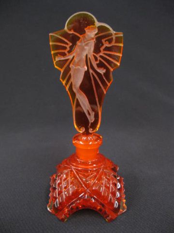 Czechoslovakia Art Glass Perfume