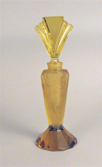 Czechoslovakian amber glass scent