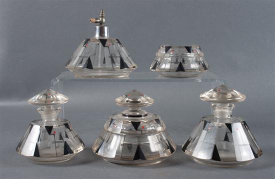 Czechoslovakian Art Deco enameled
