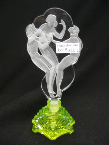 Czechoslovakian Art Glass Perfume