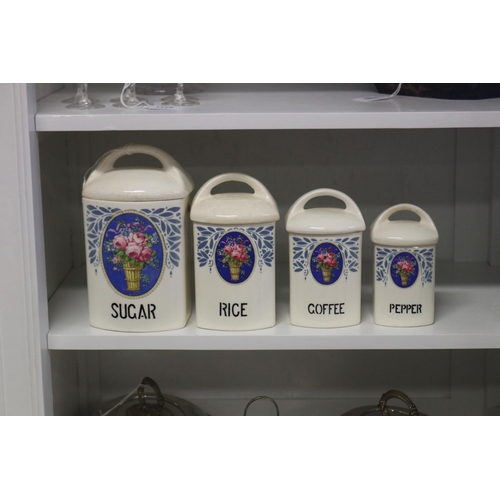 Czechoslovakian four piece canister