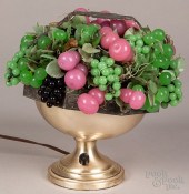CZECHOSLOVAKIAN GLASS FRUIT BA