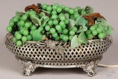 CZECHOSLOVAKIAN GLASS FRUIT BA