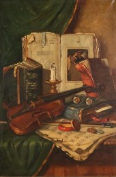 CZENE JANOS APATFALVI OIL ON C