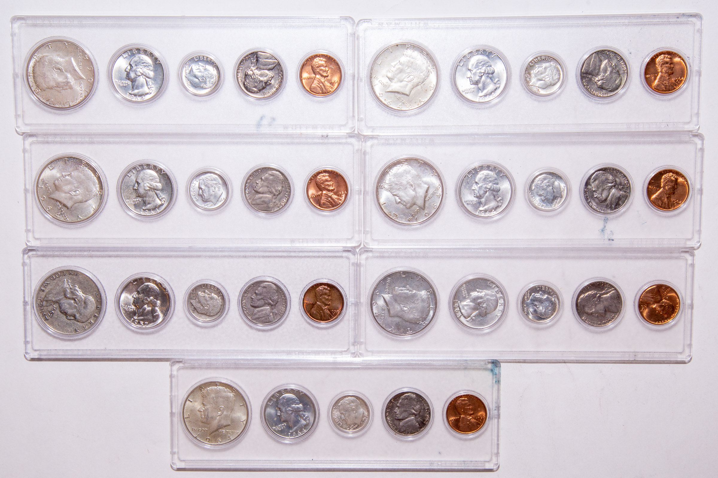 D-7 UNC YEAR SETS ONE-1957 &