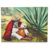 D. CARDENAS (MEXICAN) OIL ON C