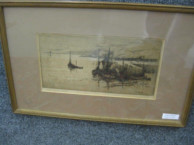 D. Donald Etching ''Stone Haven''