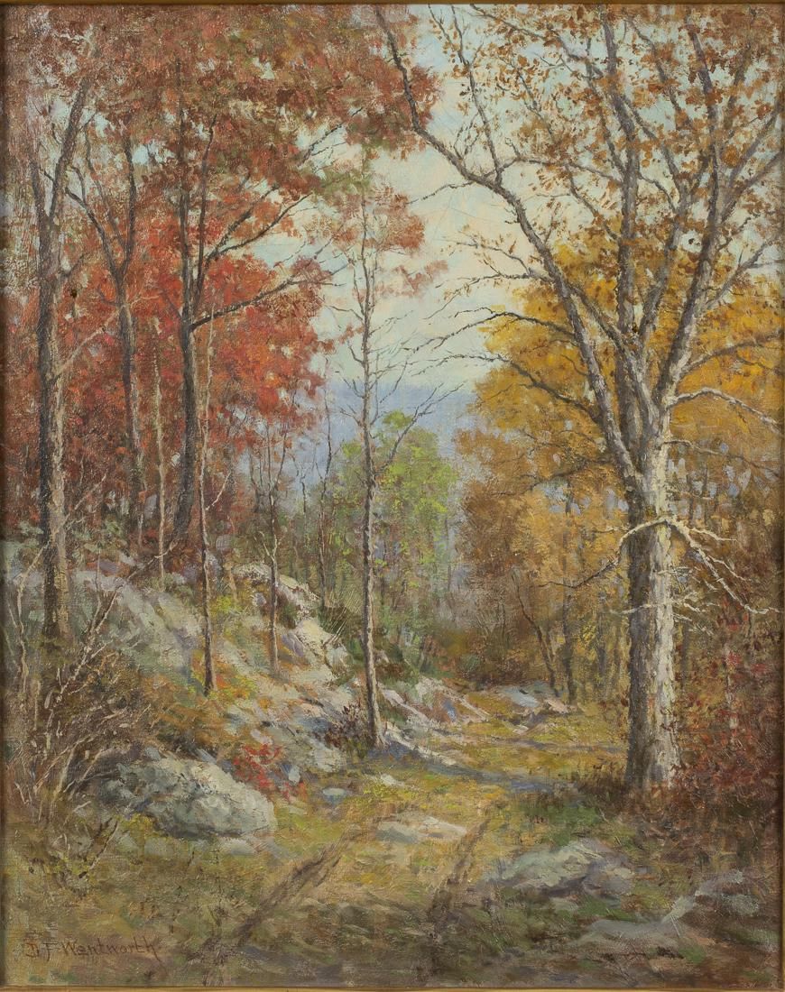 D. F. WENTWORTH, LANDSCAPE, OIL
