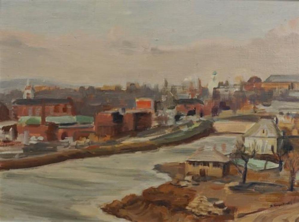 D. HUNGERFORD, CITY SCENE WITH