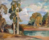 D. J. AVERY LANDSCAPE OIL ON C