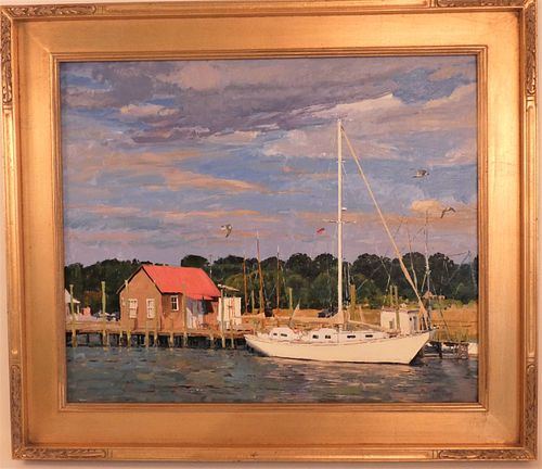D. PROSHKIN OIL PAINTING