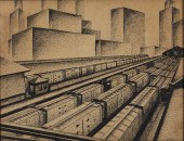 D. SPANGLER, TRAIN STATION, PE