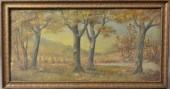 D. W. Seely Oil Painting on Bo