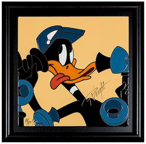 DAFFY DUCK CERAMIC TILE.Vought,