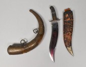DAGGER AND SHEATH AND POWDER H