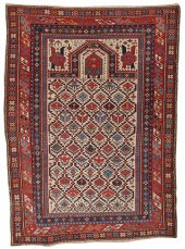 DAGHESTAN PRAYER RUG, CAUCASUS
