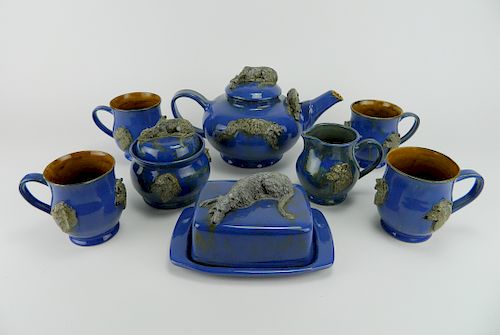 DAGMAR DIERICK CERAMIC TEASETDagmar
