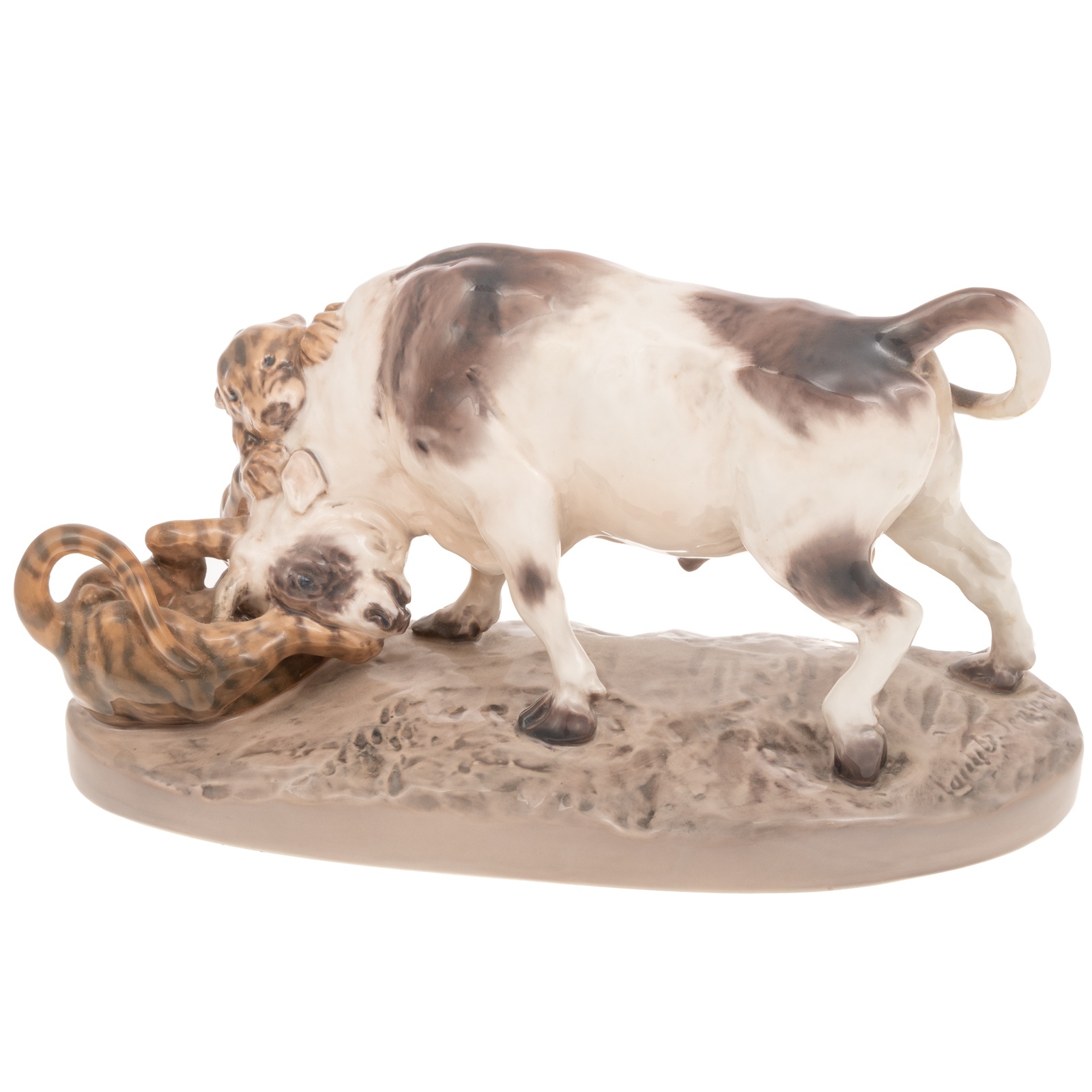 DAHL - JENSEN BULL FIGHTING TIGER
