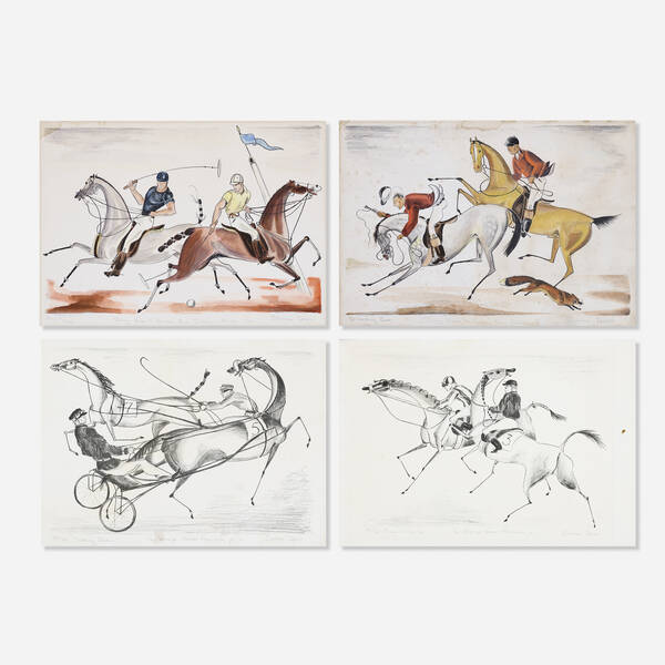 Dahlov Ipcar. four works. 1943,
