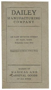DAILEY MANUFACTURING COMPANY C