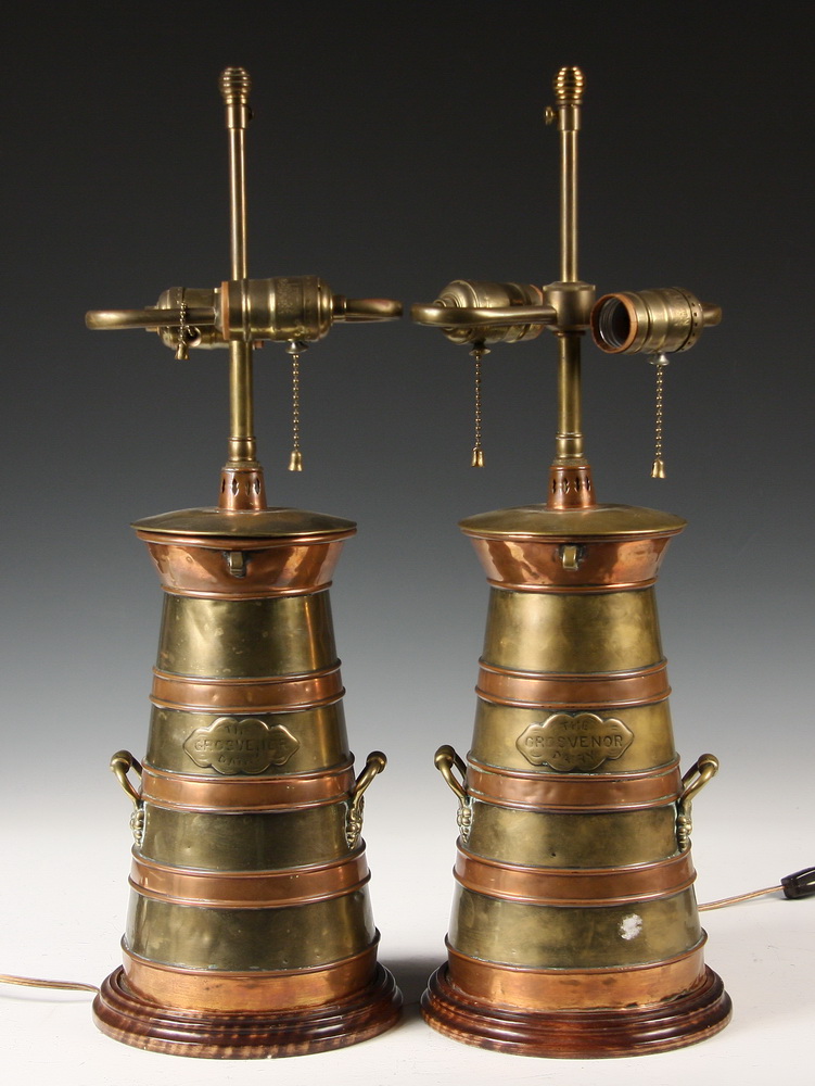 DAIRY CANS - Pair of Copper and